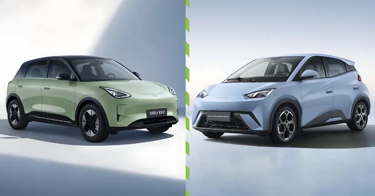 BYD Dolphin Mini vs Geely EX2: Qual Compacto Elétrico Oferece o Melhor Valor em 2026?