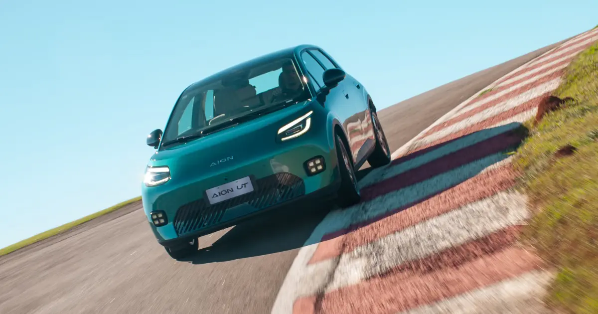Aion UT é o elétrico de entrada da GAC: 204 cv, até 310 km (Inmetro), estepe de série e preço que encosta no BYD Dolphin SE
